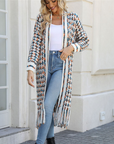Fringed long cardigan coat-D788 | Inspanda