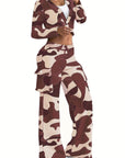 Camouflage print suit-D840 | Inspanda