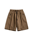 Solid color drawstring shorts-B10 | Inspanda