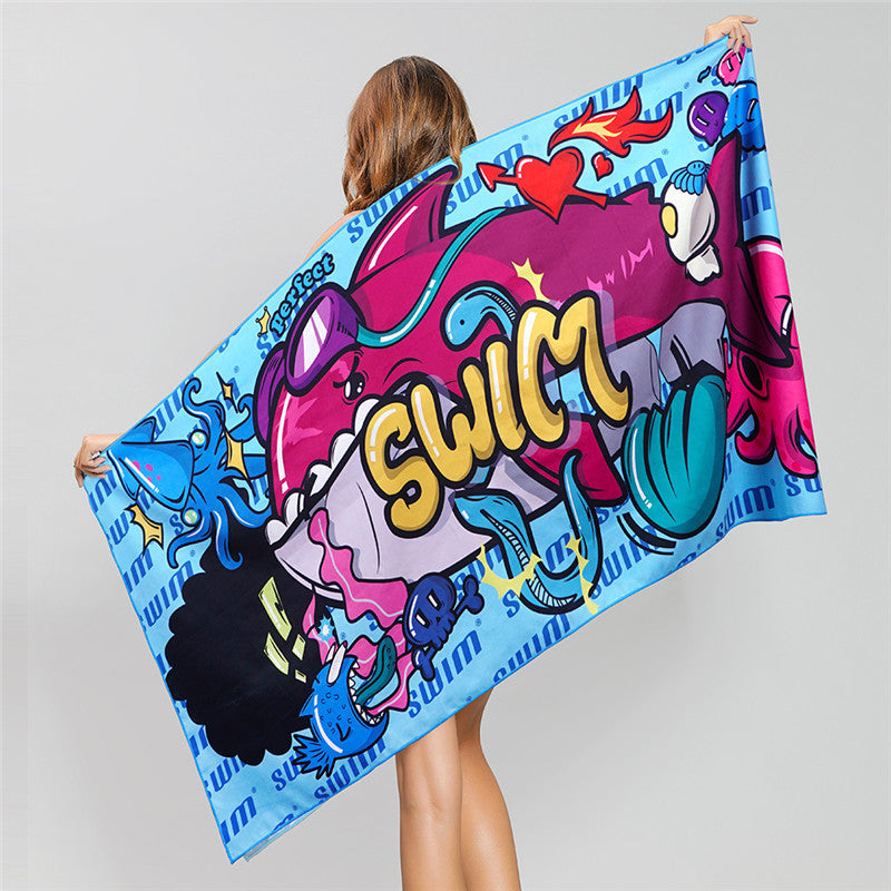 Printed Beach Towel -D247 | Inspanda