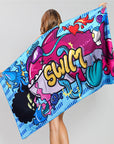 Printed Beach Towel -D247 | Inspanda