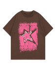 TEE-D801 con estampado de estrellas graffiti | Inspana