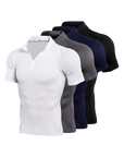 T-shirt-D871 de cuello alto deportivo | Inspanda