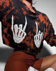 Skull finger pattern TEE-D830 | Inspanda