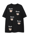 Cartoon bear letter print TEE-D515 | Inspanda