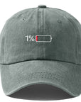 "Low Battery "Baseball Cap-D295 | Inspanda