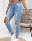 Ripped vintage jeans-D428 | Inspanda