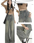 Vintage wide-leg jeans-D811 | Inspanda