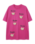 Cartoon bear letter print TEE-D515 | Inspanda