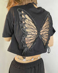 Butterfly short TEE-D749 | Inspanda