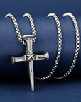 Silver cross chain-D701 | Inspanda