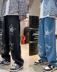 Five-pointed star jeans-D610 | Inspanda