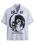 Shirt-D418 de manga corta con banda "Erole blur" | Inspanda