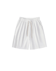 Solid color drawstring shorts-D1 | Inspanda