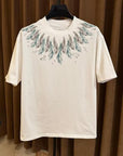 Full of collar feathers TEE-D715 | Inspanda