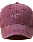 "Low Battery "Baseball Cap-D295 | Inspanda