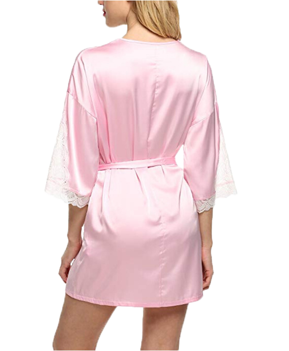 Flared-sleeved robe-D17 | Inspanda