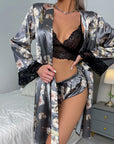 Sexy printed dressing gown-D23 | Inspanda