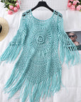 Fringed beach blouse-D743 | Inspanda