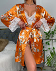 Sexy printed dressing gown-D23 | Inspanda