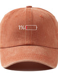 "Low Battery "Baseball Cap-D295 | Inspanda