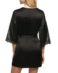 Flared-sleeved robe-D17 | Inspanda