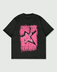 TEE-D801 con estampado de estrellas graffiti | Inspana