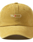 "Low Battery "Baseball Cap-D295 | Inspanda