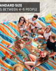 Extra large portable beach mat-D248 | Inspanda