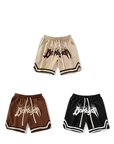 Drawstring printed shorts-D37 | Inspanda