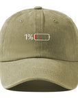 "Low Battery "Baseball Cap-D295 | Inspanda