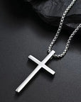 Cruz chain-D696 plata | Inspanda