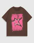 Star graffiti print TEE-D801 | Inspanda