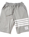 Drawstring striped shorts-D501 | Inspanda