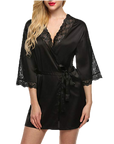 Flared-sleeved robe-D17 | Inspanda