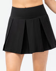 Plaid sports pleated skirt-D536 | Inspanda