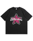 Five-pointed star print tee-D490 | Inspanda