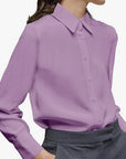 Slim solid color shirt-D119 | Inspanda