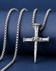 Silver cross chain-D701 | Inspanda