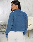 Jacket-D689 denim corto | Inspanda