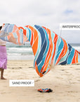 Extra large portable beach mat-D248 | Inspanda