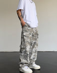 Camouflage cargo pants-D556 | Inspanda