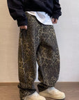 Leopard print oversize pants-D46 | Inspanda