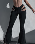 Low-waist pants-D215 | Inspanda