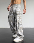 Camouflage cargo pants-D556 | Inspanda