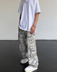 Camouflage cargo pants-D556 | Inspanda