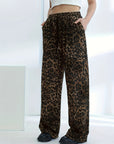 Vintage leopard print hip-hop jeans-D413 | Inspanda