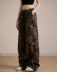 Vintage leopard print hip-hop jeans-D413 | Inspanda