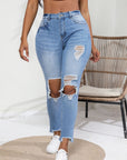 Ripped vintage jeans-D428 | Inspanda