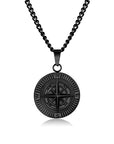 Compass round pendant-D695 | Inspanda